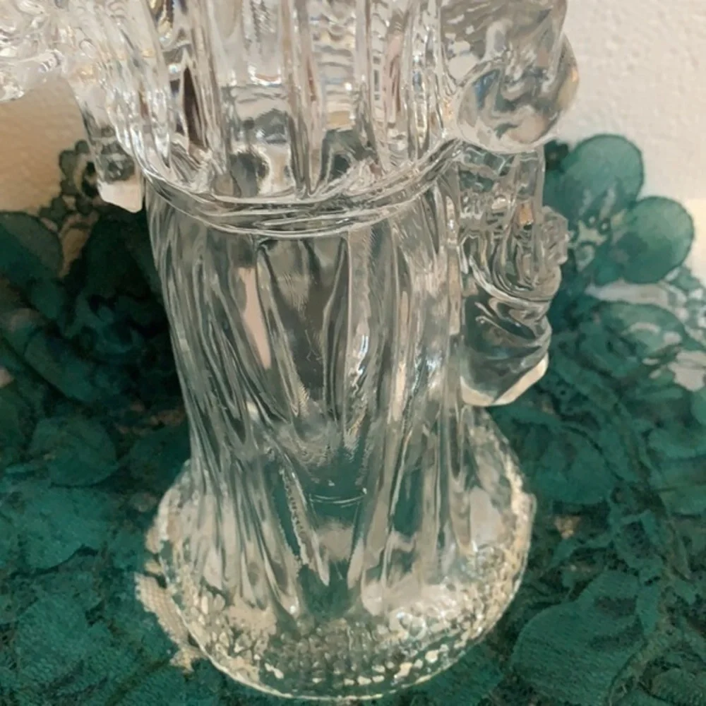 Christmas, Clear hard plastic, Santa Clause